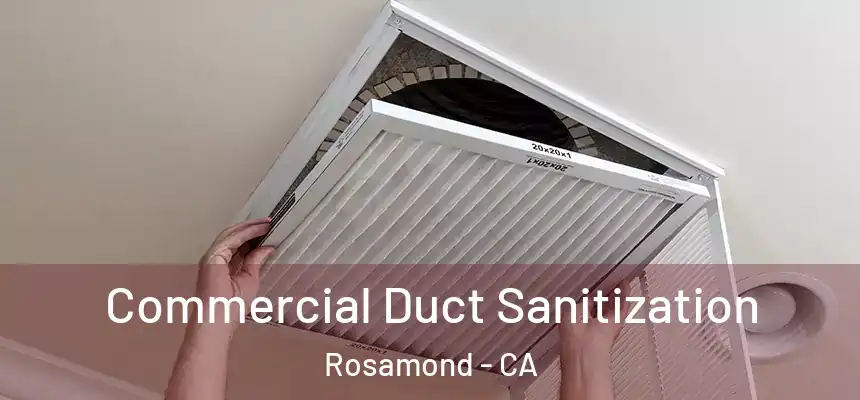  Commercial Duct Sanitization Rosamond - CA